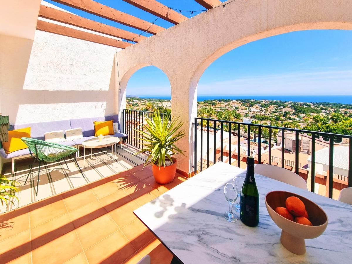 Ferienwohnung The View: Sea, Mountain, Terrace, Swimming Pool Calp Exterior foto