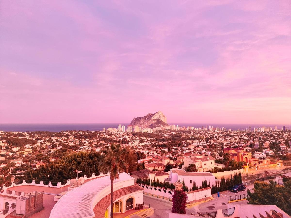 Ferienwohnung The View: Sea, Mountain, Terrace, Swimming Pool Calp Exterior foto